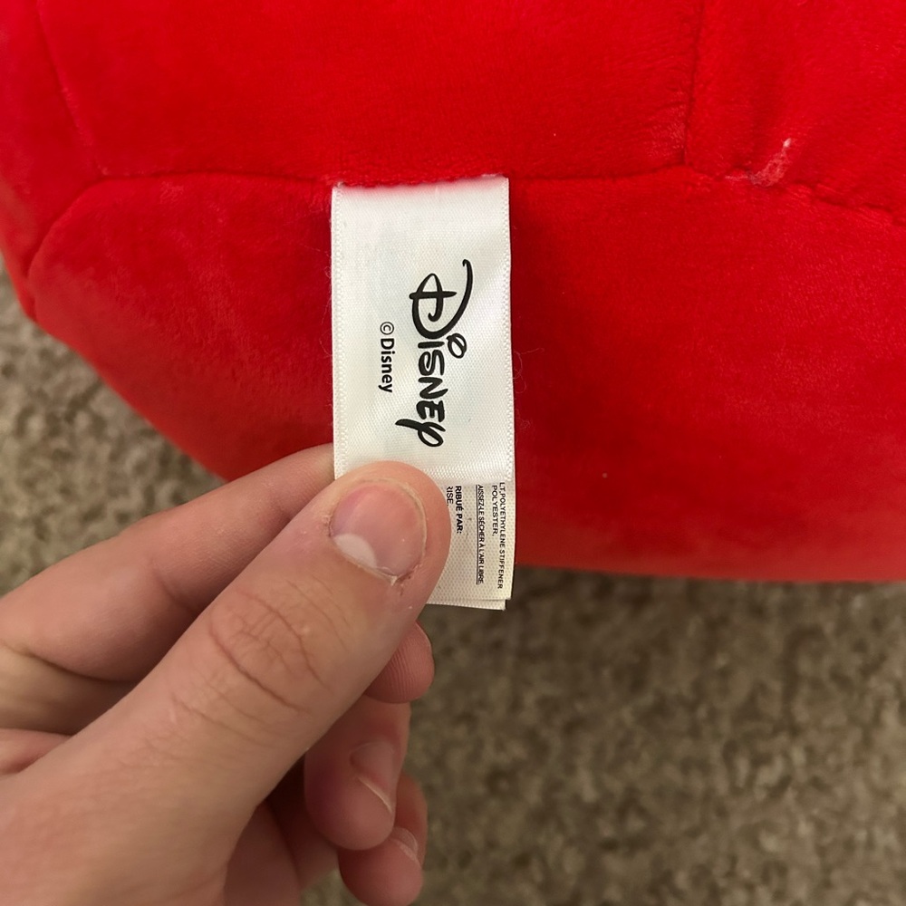 Squishmallows Disney Red, Black, & White Holiday Santa Mickey Mouse Soft Plush - Picture 6 of 7